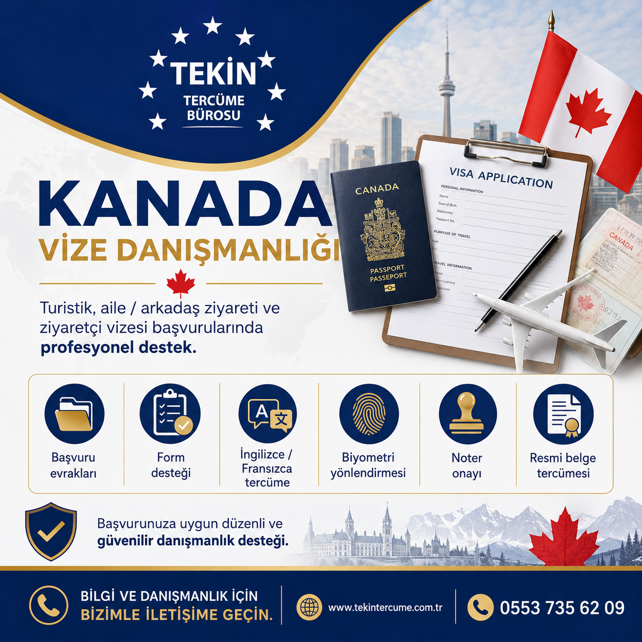 Kanada Vize Danışmanlığı ve Başvuru Hizmetleri